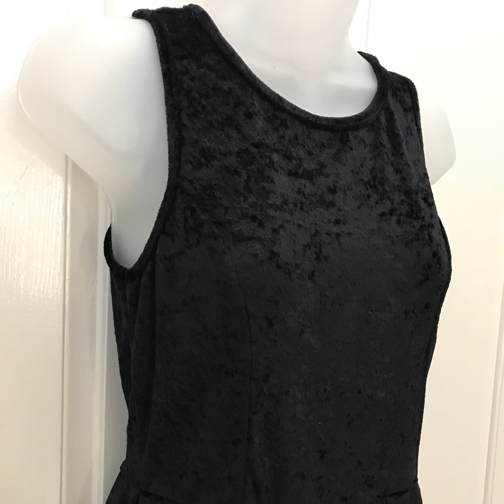 🔴NEW wTag-Jr’s So Rad Black Velvet Short Dress S